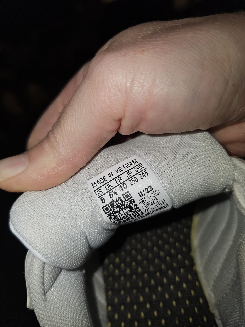 Adidas White Classic Lace-Up Sneakers - Picture 5 of 5